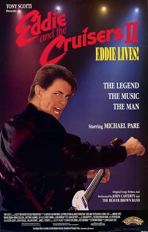 Eddie and the Cruisers II: Eddie Lives! film posteri