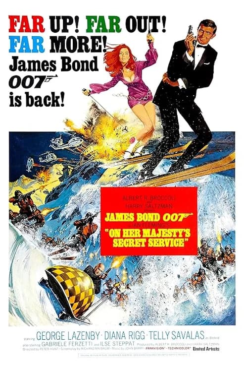 On Her Majesty's Secret Service film posteri