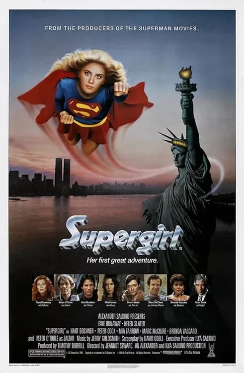 Supergirl film posteri